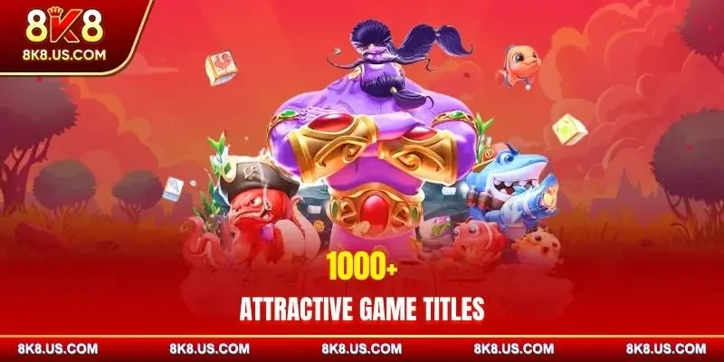 1000+ attractive game titles