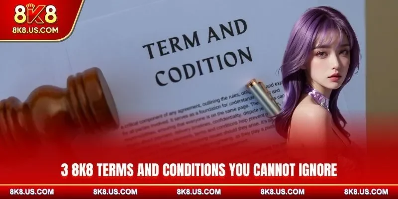3 8K8 terms and conditions you cannot ignore